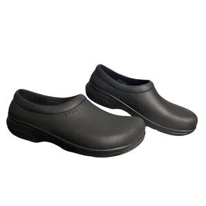 Crocs Clog Shoes Women Sz 10 Black Slip Resistant Work Nursing Food Ind Comfort